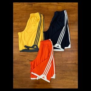 Lot of 3 Pairs Adidas Basketball Shorts